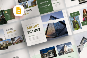 Minimalist Architecture Agency Google Slide Template
